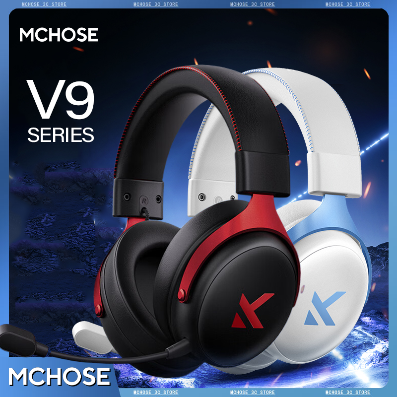 Gaming Headset 7.1 - MCHOSE V9 Pro Gaming Headset Wireless