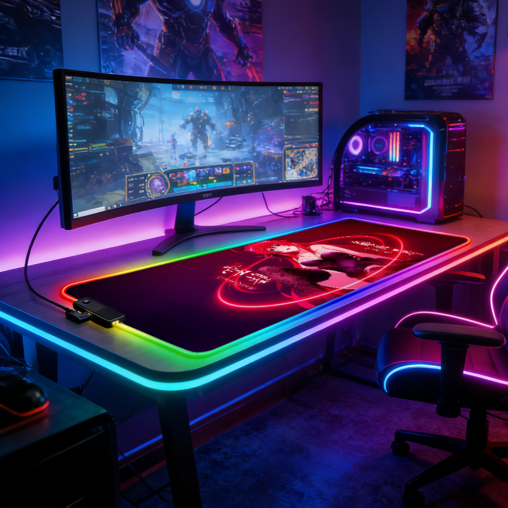 LED Lighting RGB Mouse Pad E-s - Esports Gaming High School บทวิจารณ์และราคา