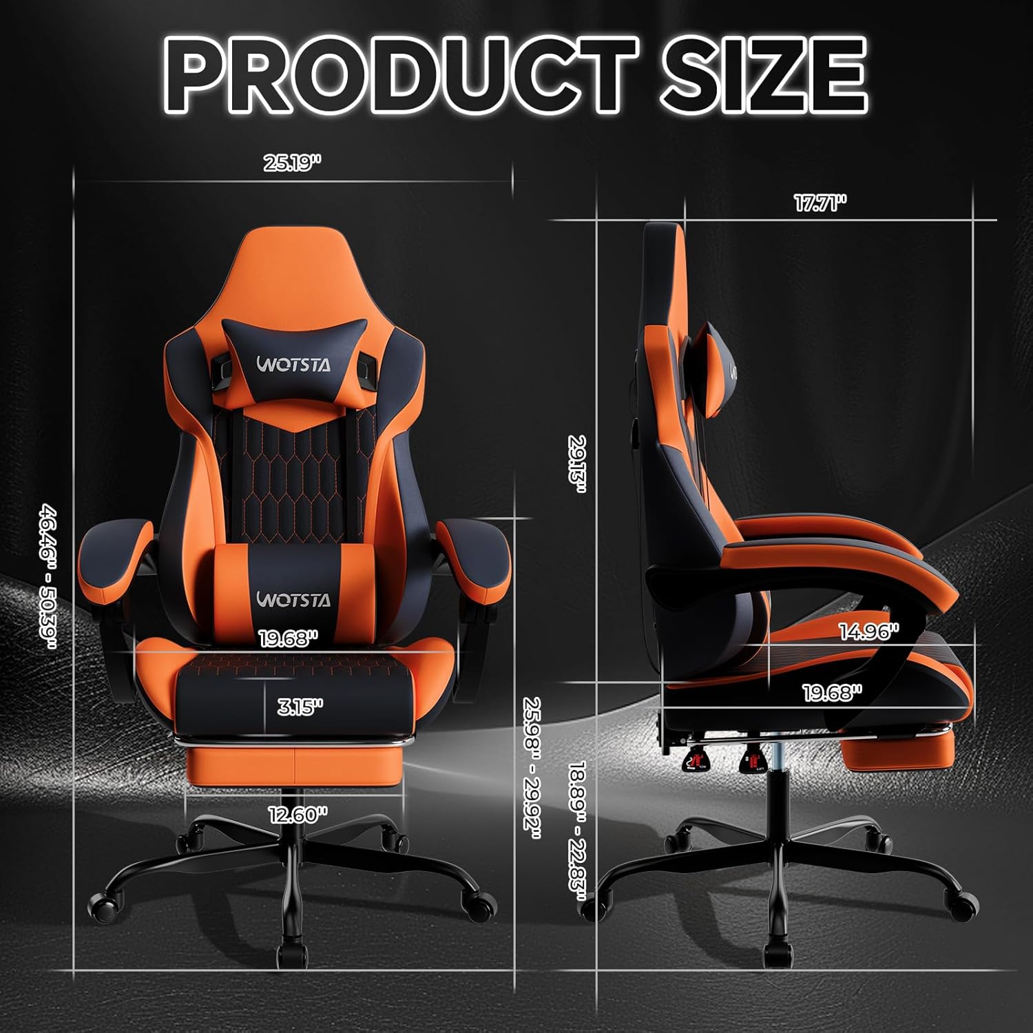 Gaming Chair with Footrest, Hi - Esports Gaming Chair บทวิจารณ์และราคา