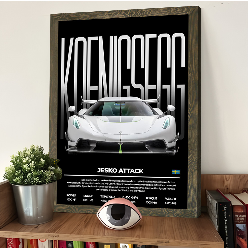 Sports Car Jesko Attack Printi - Esports & Gaming Optics Gmbh บทวิจารณ์และราคา