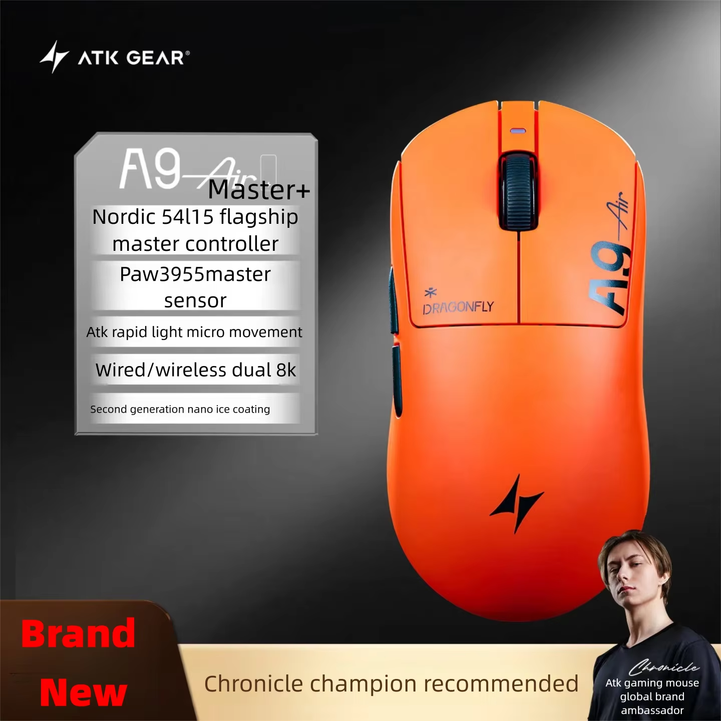ATK A9 Air Ultimate Plus Gamin - Esports & Gaming Optics Gmbh บทวิจารณ์และราคา