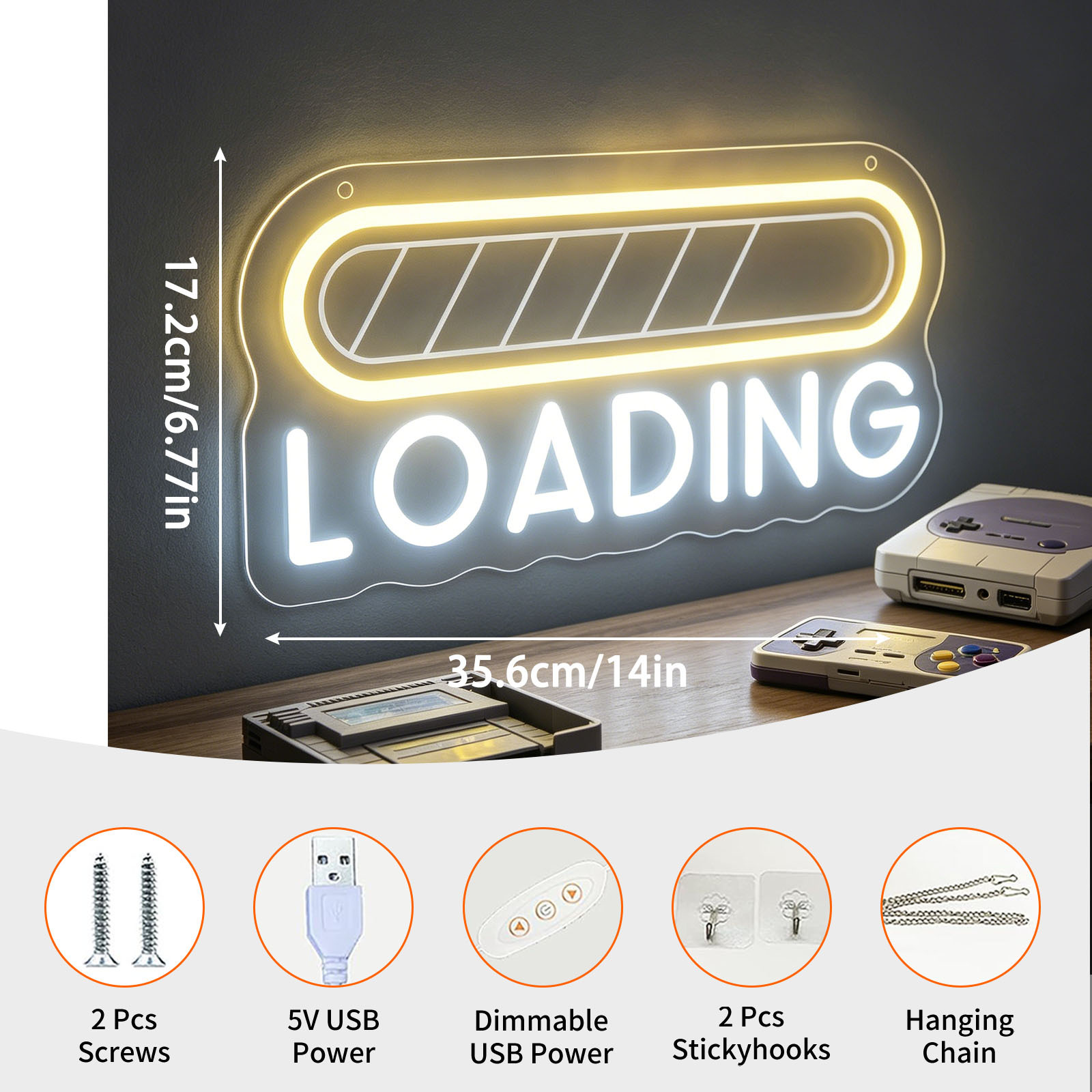 Loading Neon Sign LED USB Dimm - Esports Gaming Setup บทวิจารณ์และราคา