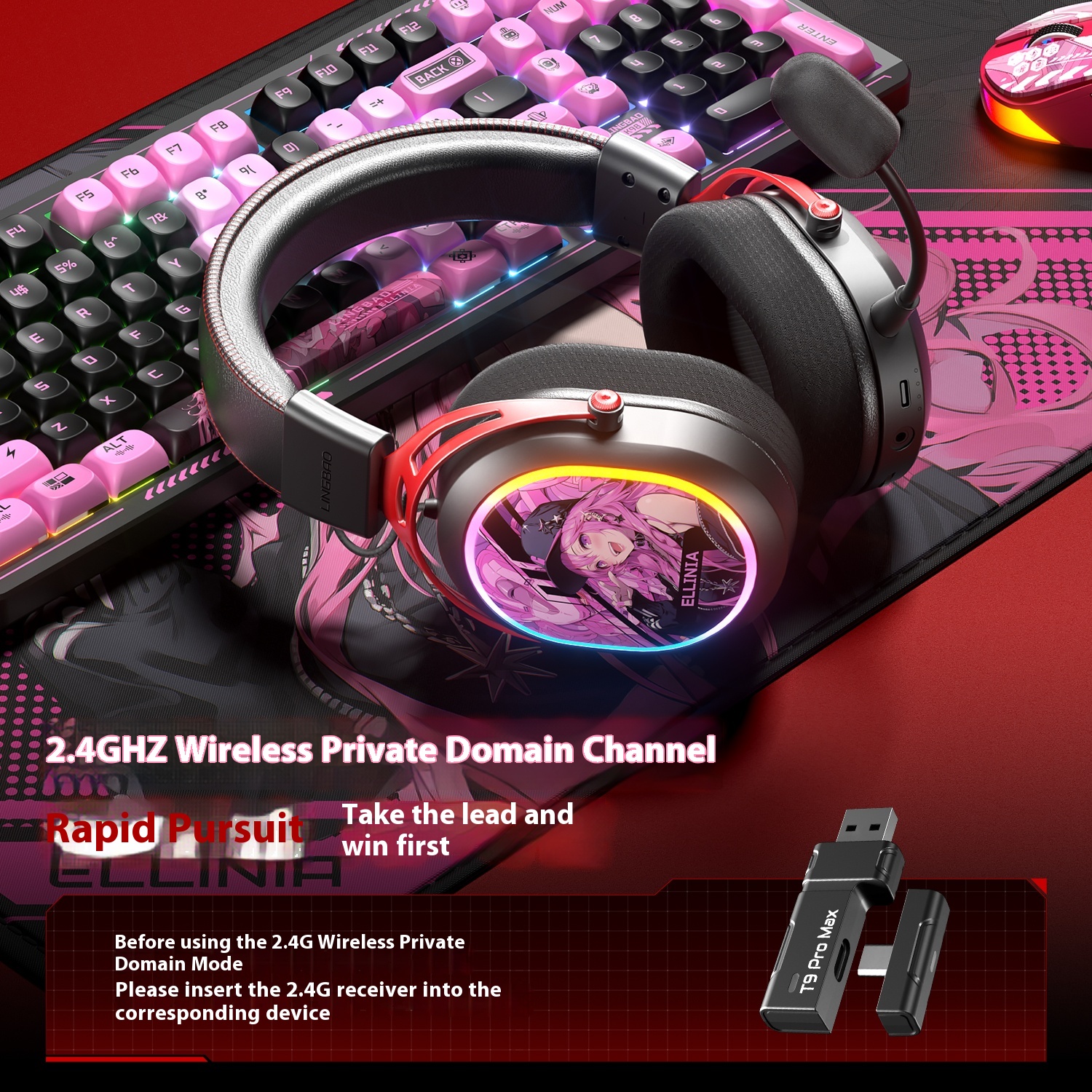LingBao T9 Pro Max Wireless He - Gaming Headset 7.1 บทวิจารณ์และราคา