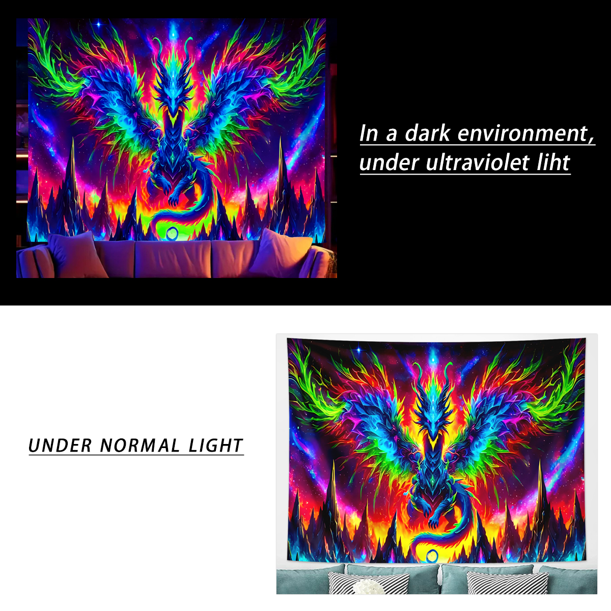 1pcFluorescent colored dragon  - Esports & Gaming Optics Gmbh บทวิจารณ์และราคา