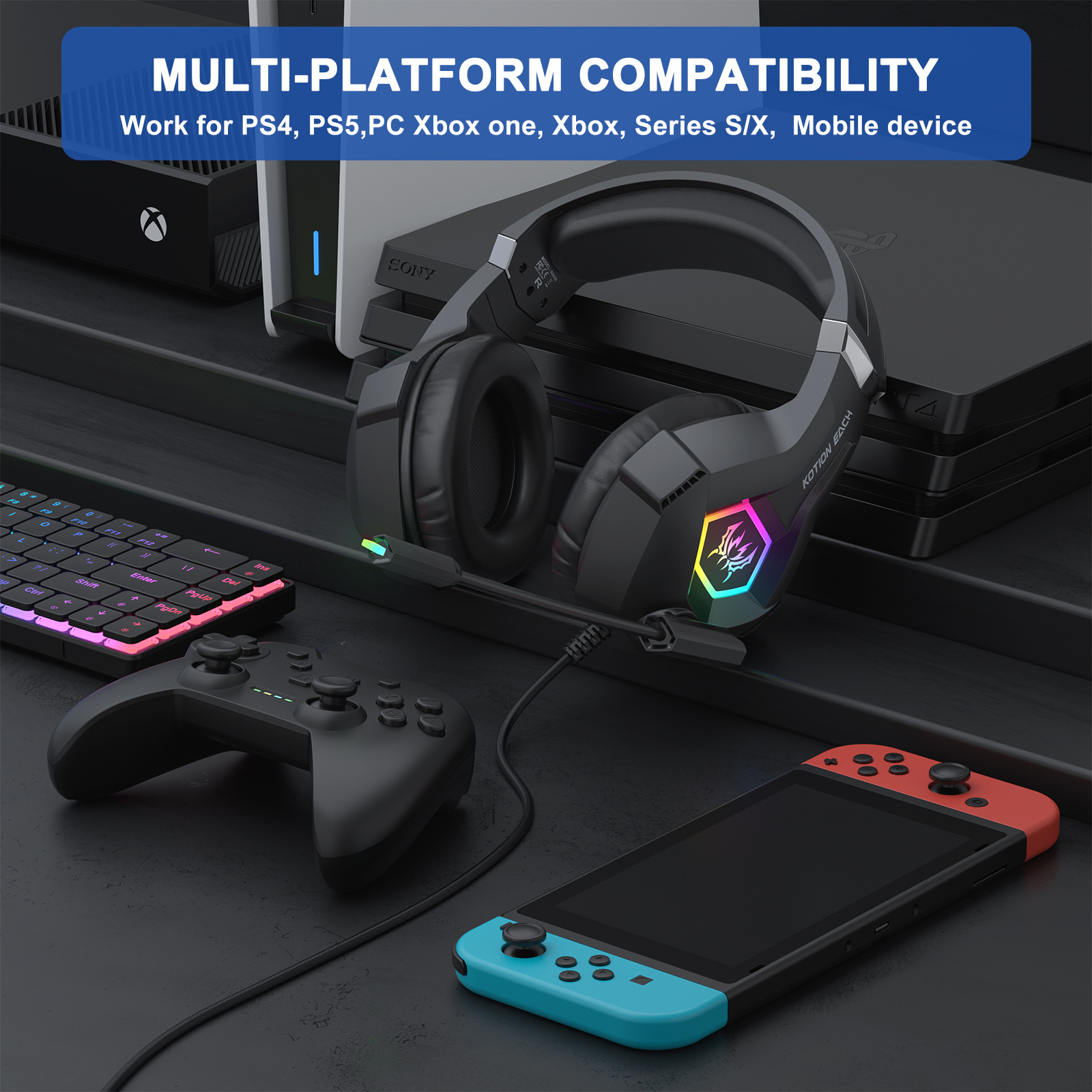 Wired Gaming Headset with 7.1  - Gaming Headset 7.1 บทวิจารณ์และราคา