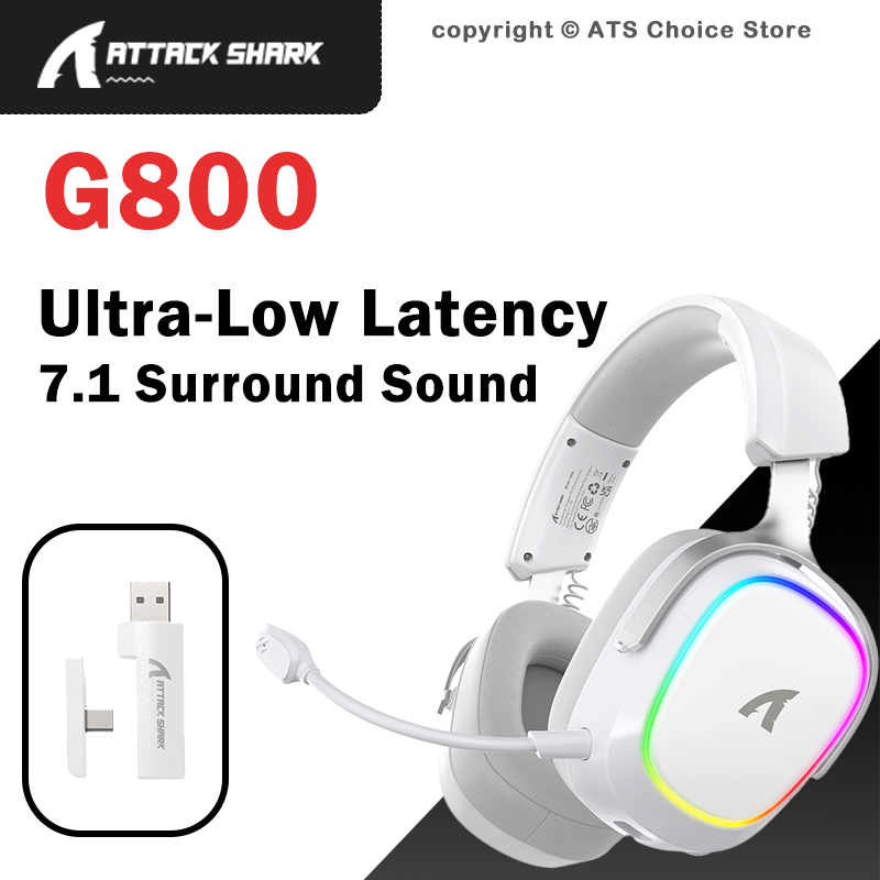 ATTACK SHARK G800 Wireless Gam - Gaming Headset 7.1 บทวิจารณ์และราคา