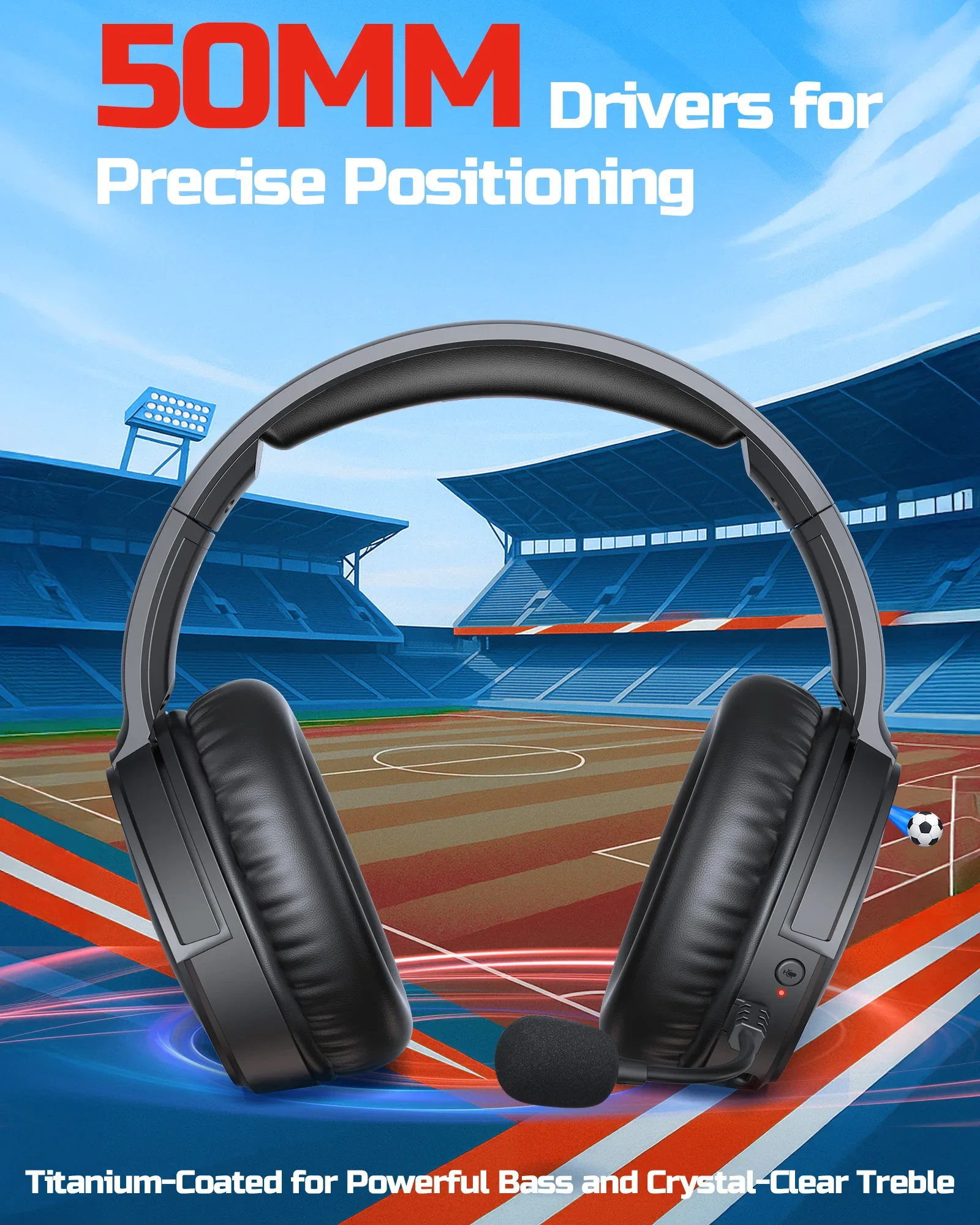 BINNUNE BW02 Wireless Gaming H - Gaming Headset 7.1 บทวิจารณ์และราคา