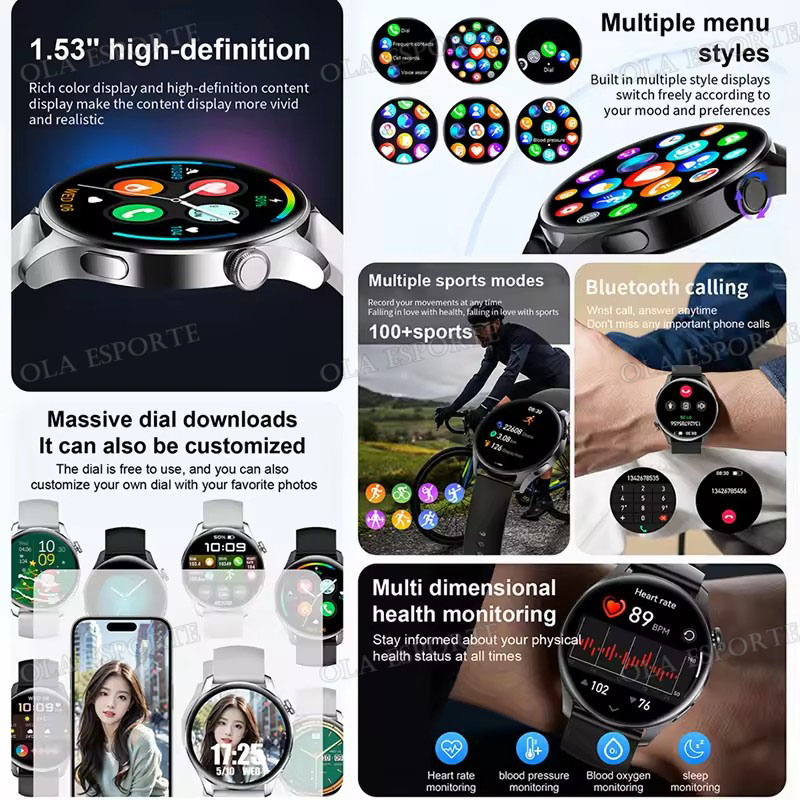 New SmartWatch for Men Women B - Phase Esports & Gaming Festival บทวิจารณ์และราคา