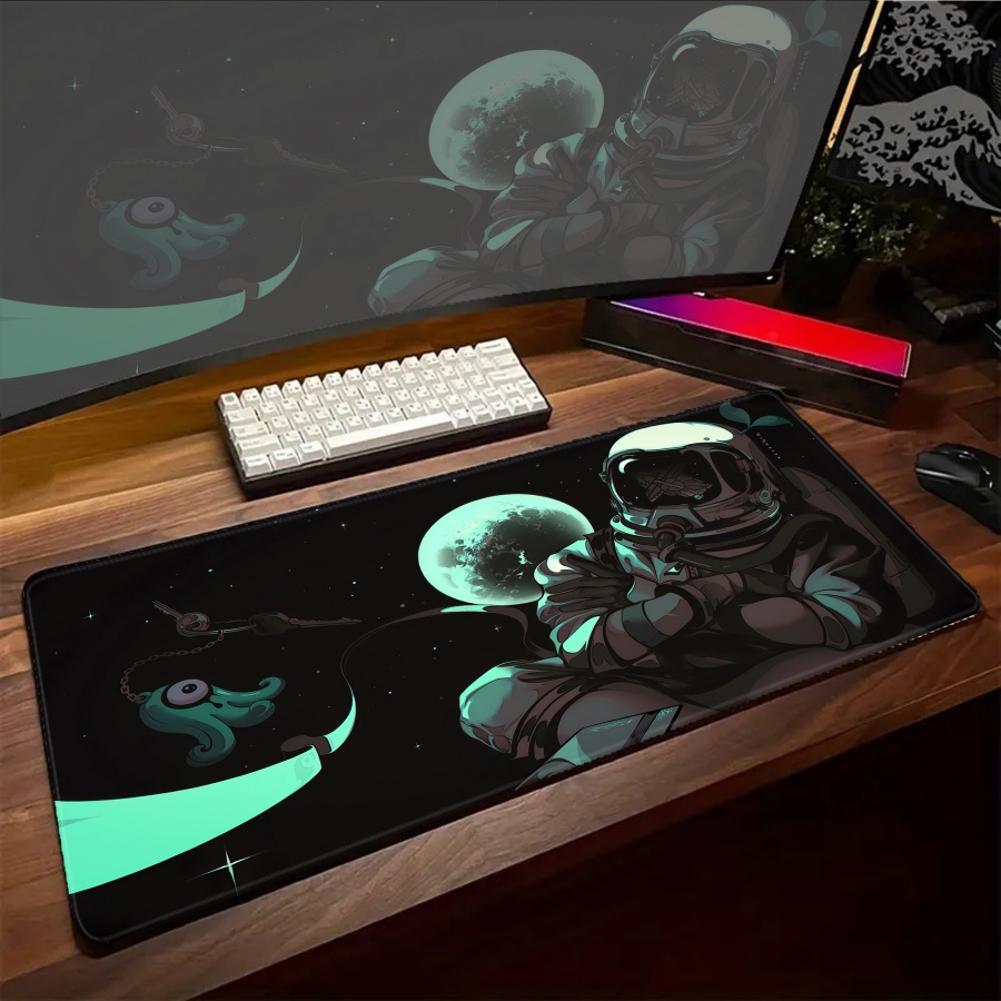 Art Astronaut Mousepad Cute Bi - Esports Gaming Setup บทวิจารณ์และราคา
