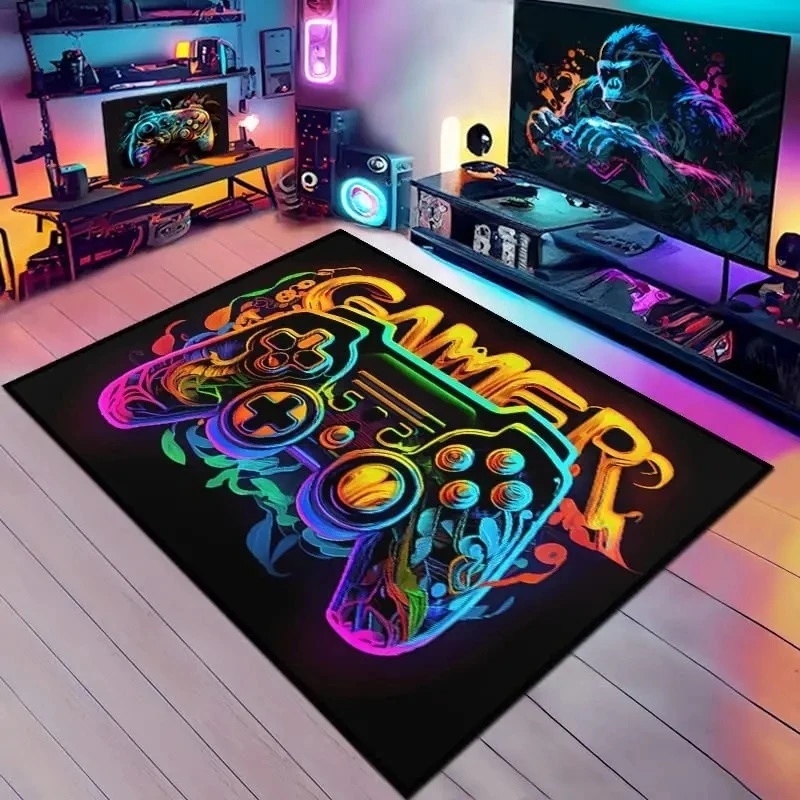 Rainbow Neon Gamepad GAMER Are - Esports Gaming Setup บทวิจารณ์และราคา