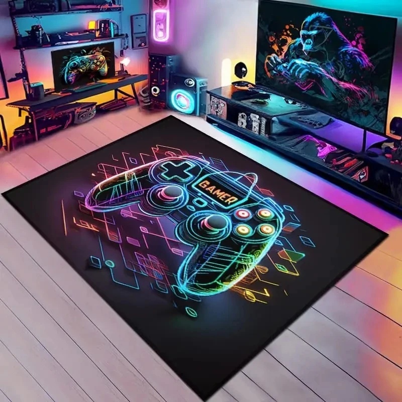 Rainbow Neon Gamepad GAMER Are - Esports Gaming Setup บทวิจารณ์และราคา