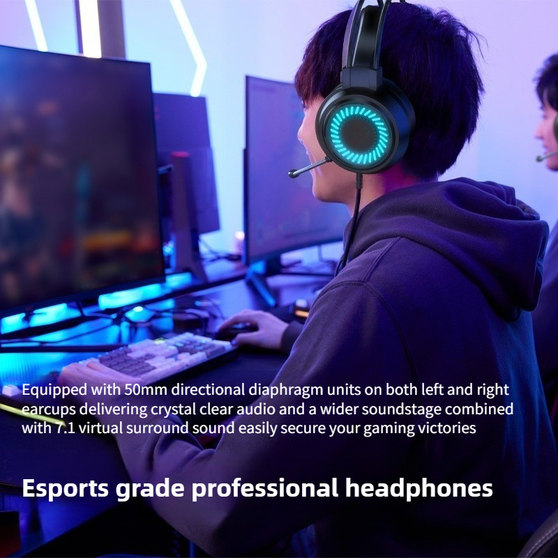 Headset 7.1 Channel Wired Head - Gaming Headset 7.1 บทวิจารณ์และราคา