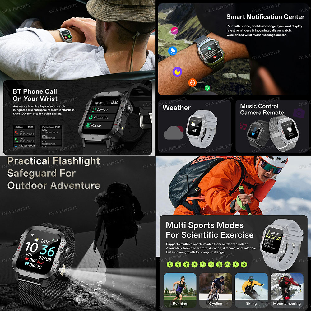 2026 Rugged Military Smart Wat - Phase Esports & Gaming Festival บทวิจารณ์และราคา